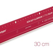 Linijka aluminiowa PRO, 30 cm, transotype