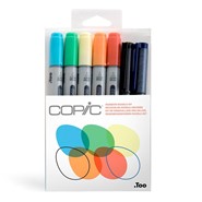 COPIC Ciao Doodle Kit "Rainbow", 5+2